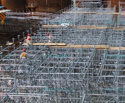 【盤扣腳手架】先天決定結構，結構決定特點